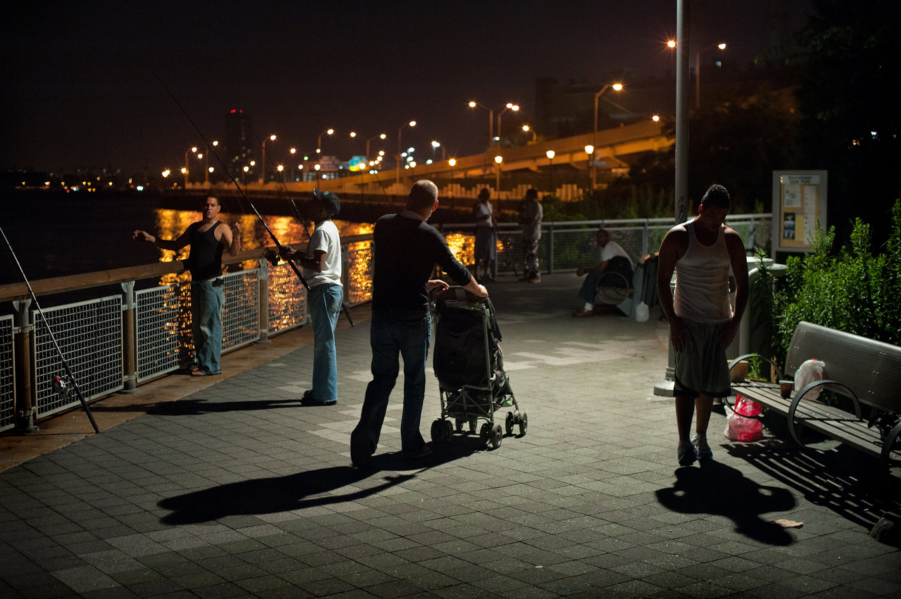 JoshuaBright_NewYork_EastRiver_Fishing_Night